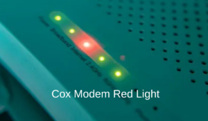 Cox Modem Red Light