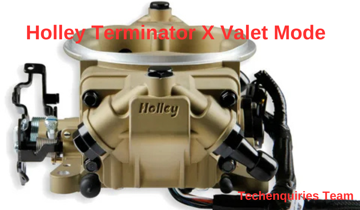 Holley Terminator X Valet Mode